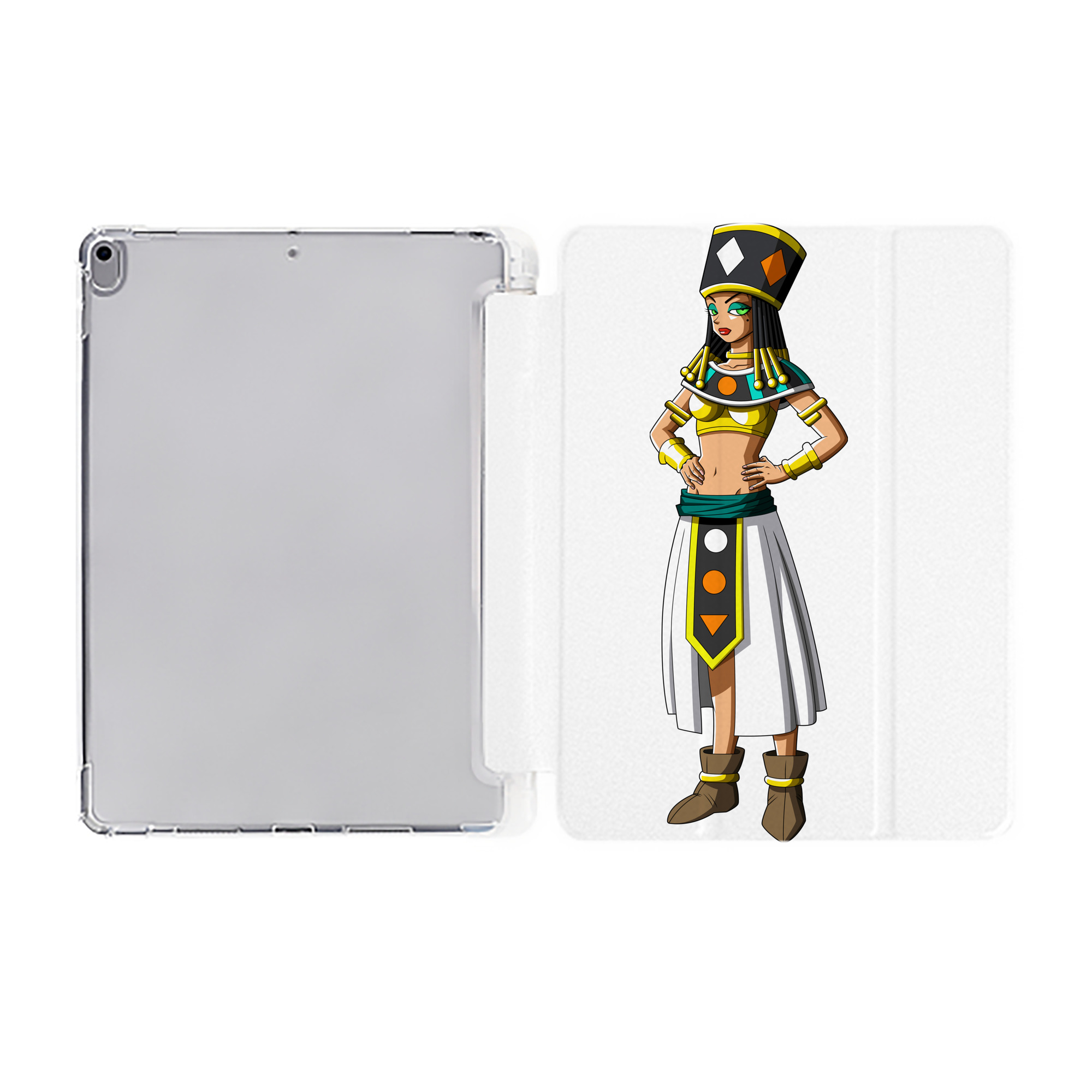 （画像用） ドラゴンボール DRAGON BALL IPad ケース ペン収納付き 三つ折りスタンド PUレザー×シリコン 対応機種9.5/10.5/10.9インチ